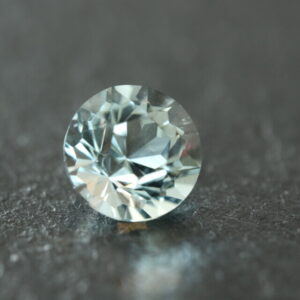Ronde briljant aquamarijn